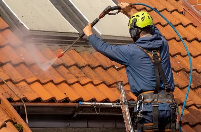 Démoussage et hydrofuge de toiture à Sourdon